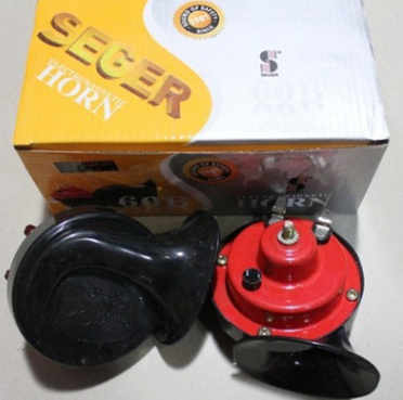 廠家直銷：汽車喇叭 12v蝸牛喇叭 高低雙音汽車喇叭 鳴笛電喇叭