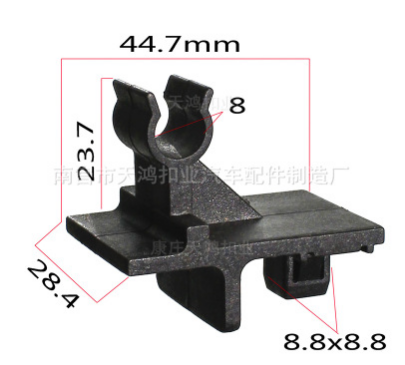 吉利帝豪EC7 SC5GC5SC3前發動機蓋支撐桿卡子支撐架固定卡扣 掛鉤
