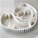 廠家直銷 聚氨酯同步帶AT20擋板傳動帶 白色環(huán)形同步帶 工業(yè)皮帶