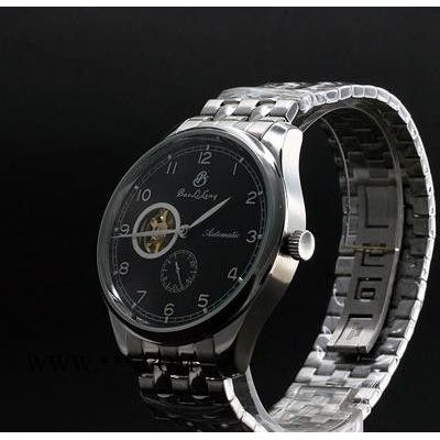 個性手表陀飛輪腕表Baolilong全不銹鋼時尚自動機械表 批發定制可貼牌