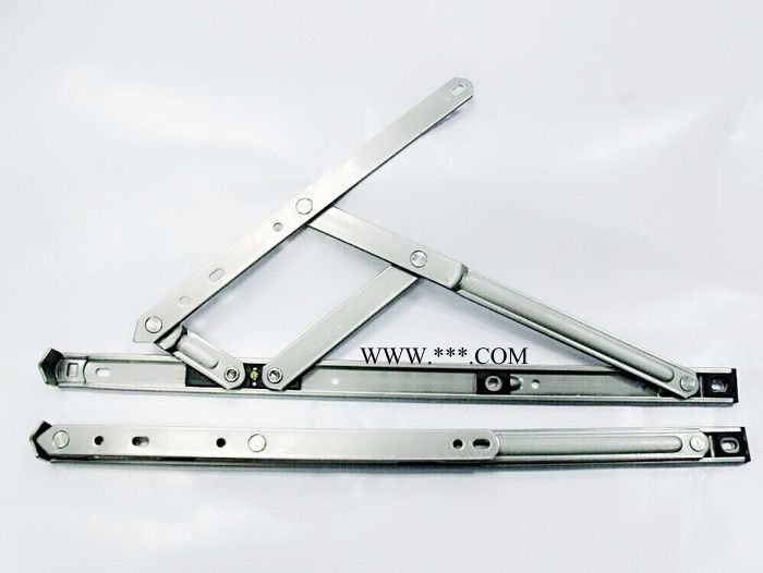 廠家批發12寸 四連桿滑撐窗撐 平開鉸鏈 鋁合金窗五金配件 不銹鋼304窗撐 22槽窗撐 窗撐鉸鏈