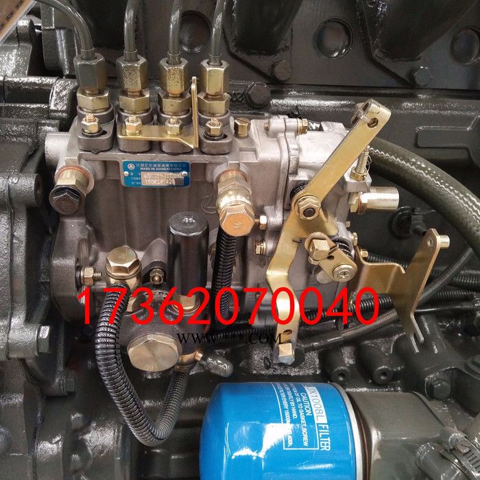 濰坊華岳R4105ZY4鏟車裝載機挖掘機用柴油發動機帶打氣泵帶渦輪增壓器可選配液壓泵接口**