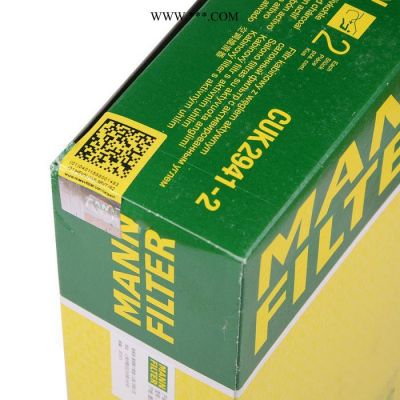 曼牌濾清器CUK2941-2活性炭空調(diào)濾芯 寶馬 X5 X6 X6混合動(dòng)力