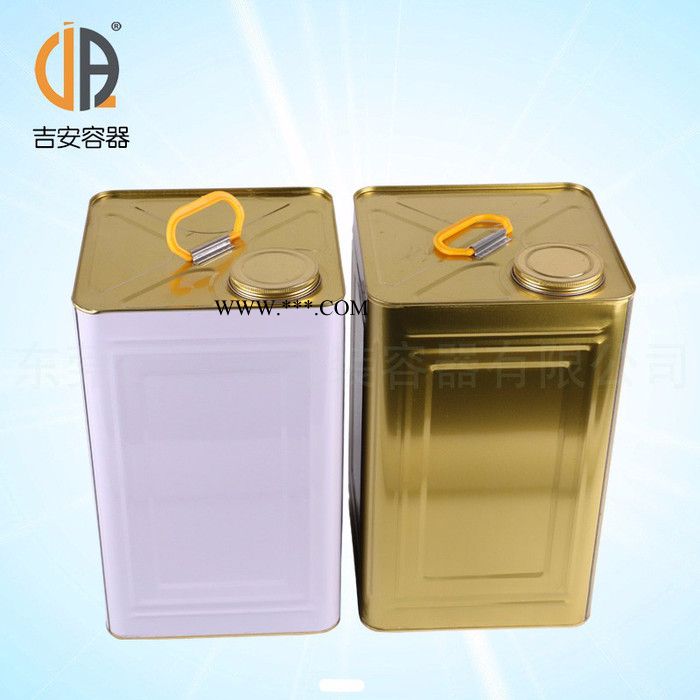 20L馬口鐵桶機油嘴鐵桶涂漆鐵桶方形鐵桶20升天那水鐵桶價格優惠質量保證