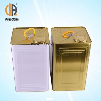 20L馬口鐵桶機油嘴鐵桶涂漆鐵桶方形鐵桶20升天那水鐵桶價格優惠質量保證