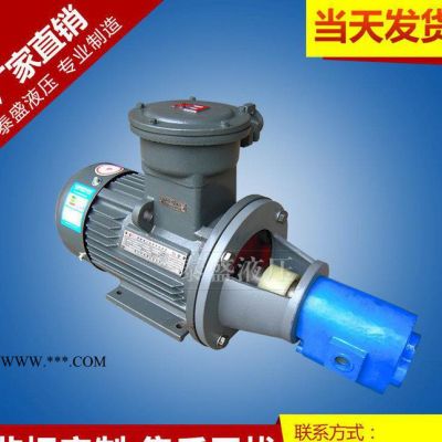WBZ-B63FB齒輪油泵防爆電機組 臥式鑄鐵電動齒輪泵