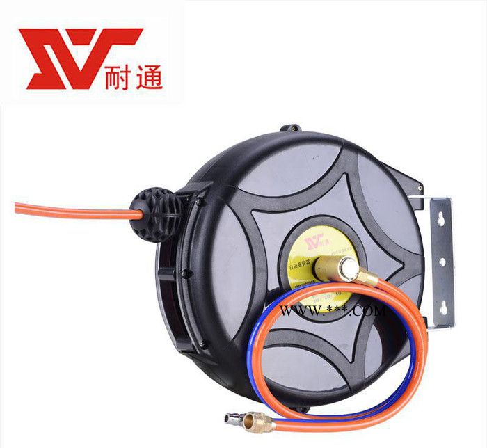 耐通水氣混合雙管鼓槍 混合繞線器卷管器洗車水槍 水氣一體鼓