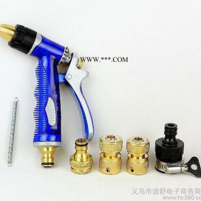 ,全銅高壓洗車水槍 汽車家用洗車器套裝頭刷車沖車澆花【不帶管】