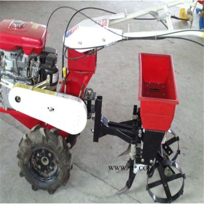 柴油動力開溝機 帶差速器的微型田園管理機 大蔥開溝培土機