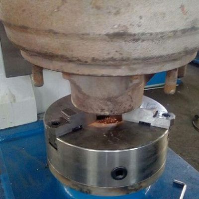 滕州盛豐橫向自動(dòng)走刀小立車，差速器殼體精加工立車