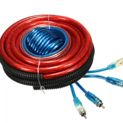 4軌2800w電線擰接頭放大器的安裝套件汽車音響功放套線低音炮套線