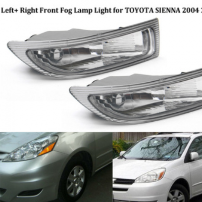 一對 2004-2005年 汽車前防霧燈 適用豐田 塞納