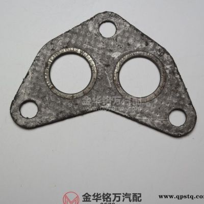 佳寶中意民意等DA465發動機排氣支管墊排氣歧管接口墊雙孔墊