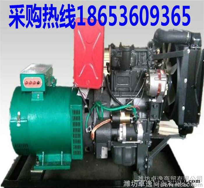 20KW移動柴油發電機組 2110柴油機 兩輪簡易拖車發電機組