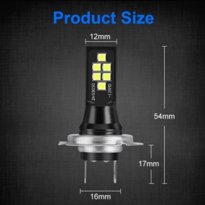 廠家直銷 H7 3030 12SMD LED霧燈 汽車前照燈 摩托車大燈 改裝燈