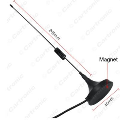 汽車磁鐵底座收音天線 汽車通用AM/FM收音機(jī)天線 車載天線